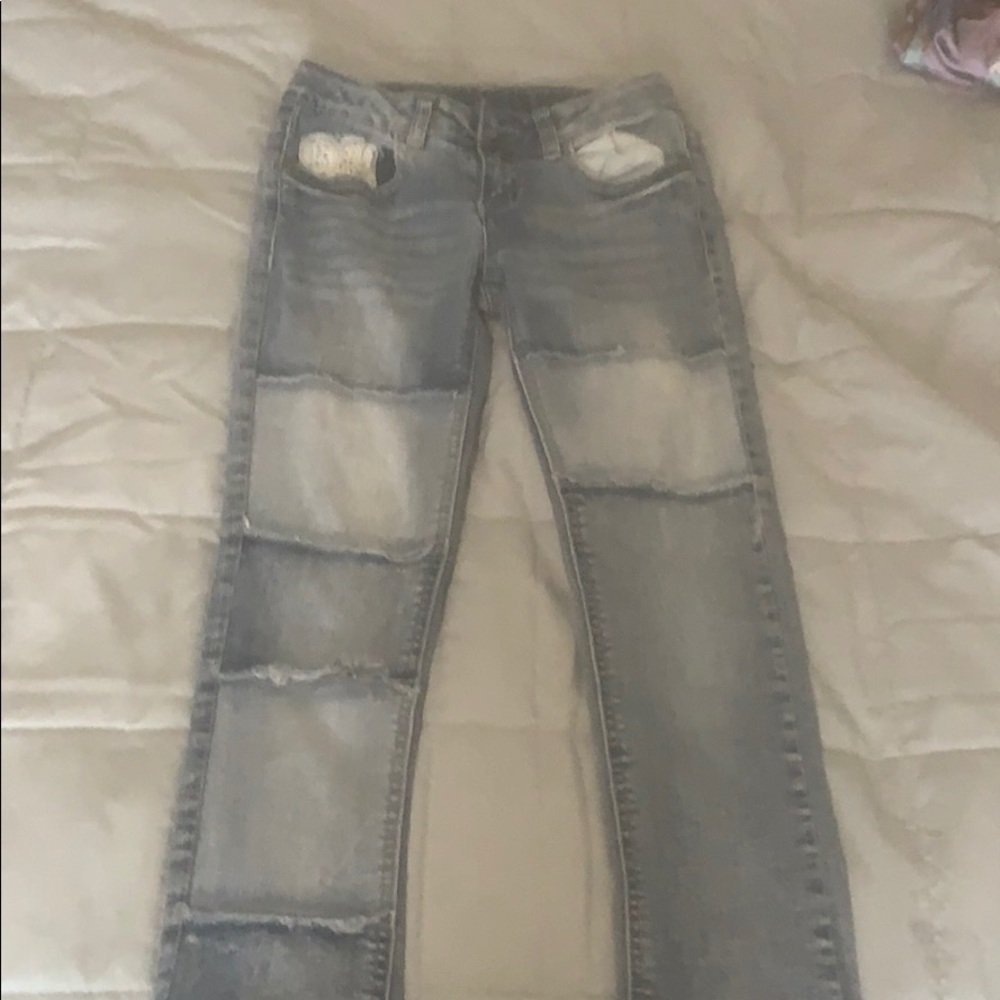 Blue jeans size 8 for kids boyfriend jeans